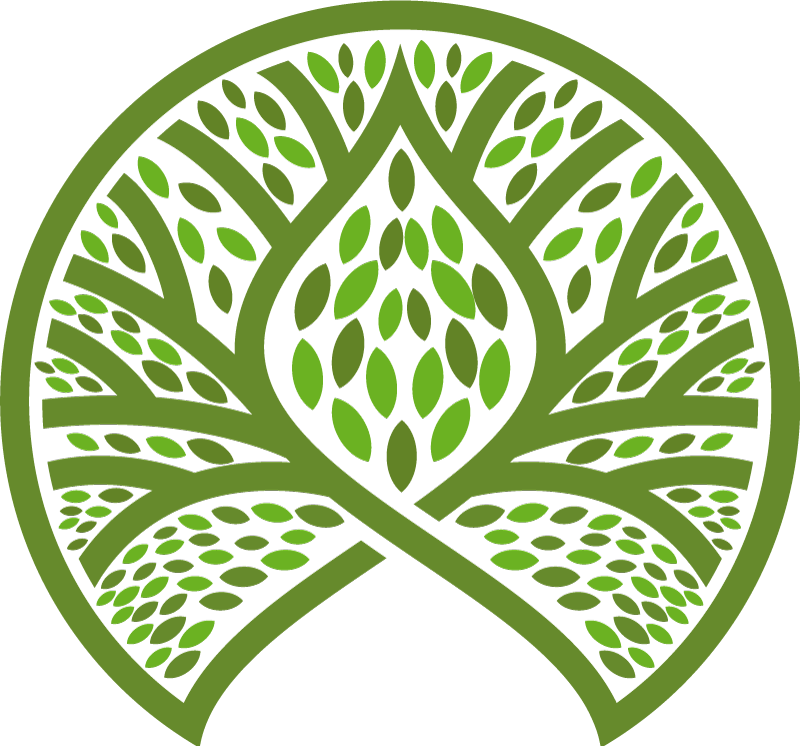 Floral rug with leafy nature design - TenStickers