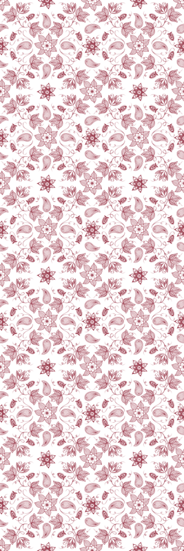 Floral rug floral pattern mat - TenStickers