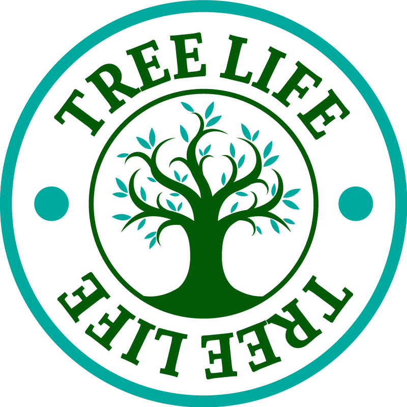 Floral rug tree of life green design - TenStickers