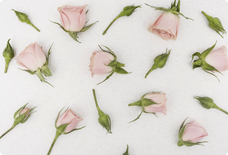 Floral rug romantic spring blossom - TenStickers