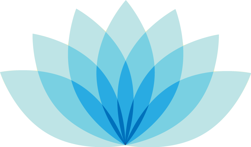 Monocolour lotus flower rug - TenStickers