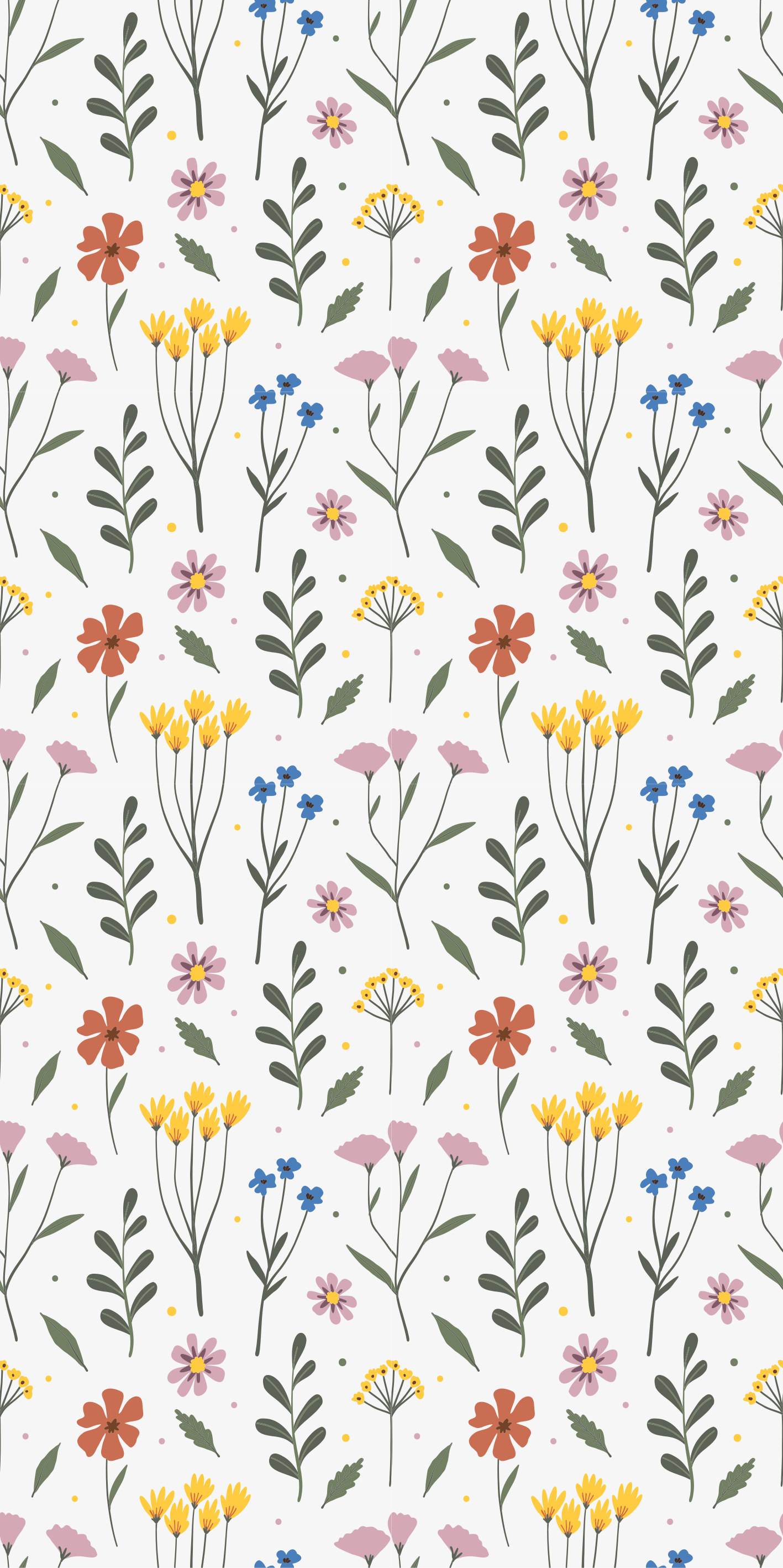 Floral rug with vibrant garden flower pattern - TenStickers
