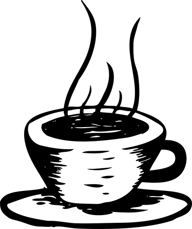 Kitchen vinyl mat coffee with milk - TenStickers