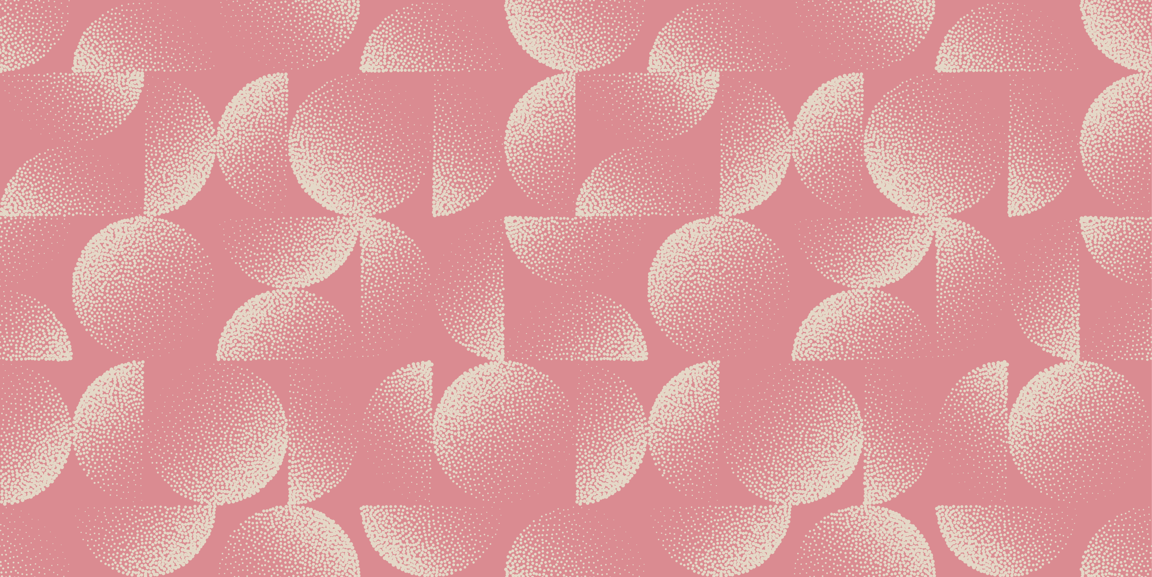 Pastel half circles dining room rug - TenStickers