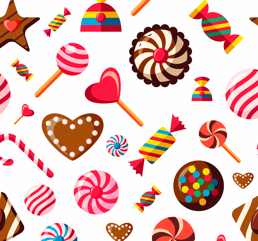 Kitchen vinyl mat in sweet mosaic design - TenStickers