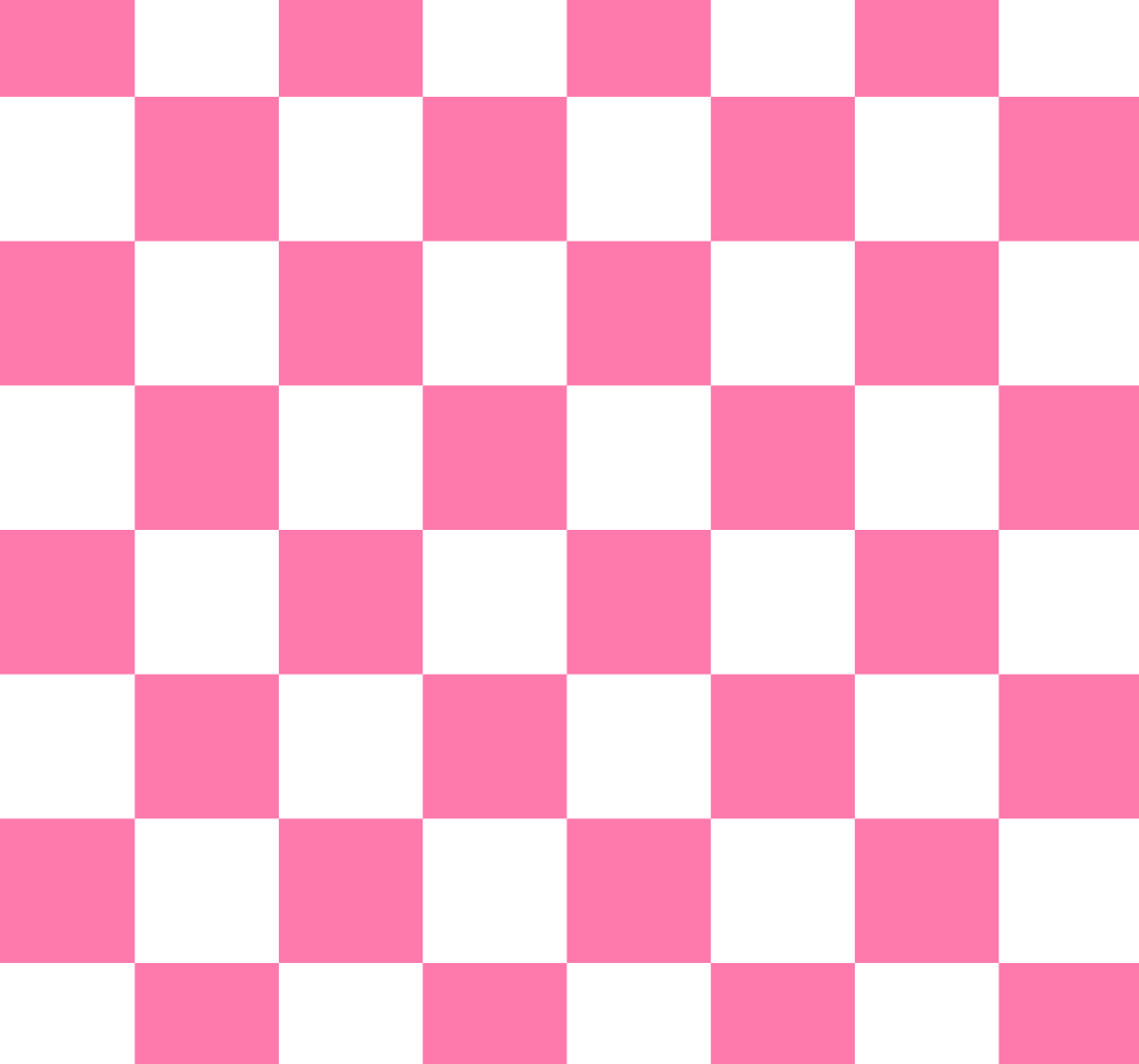 Pink checked kitchen vinyl mat - TenStickers