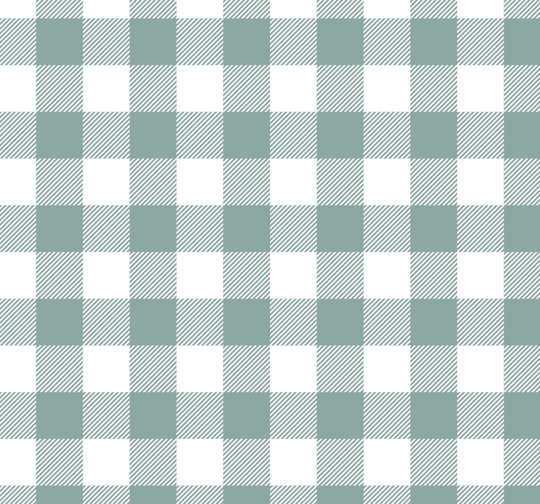 Green tartan kitchen vinyl mat - TenStickers