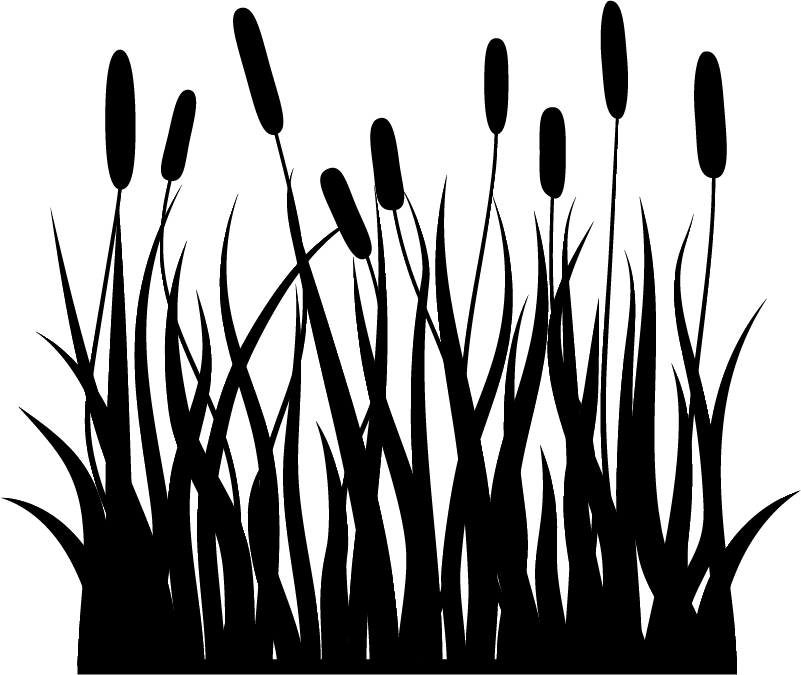 Monochrome juncos bathroom mat - TenStickers