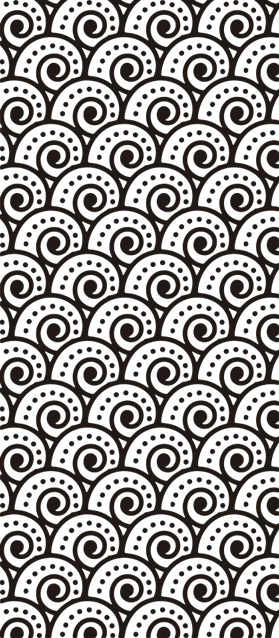 Tsunami effect bathroom mat - TenStickers