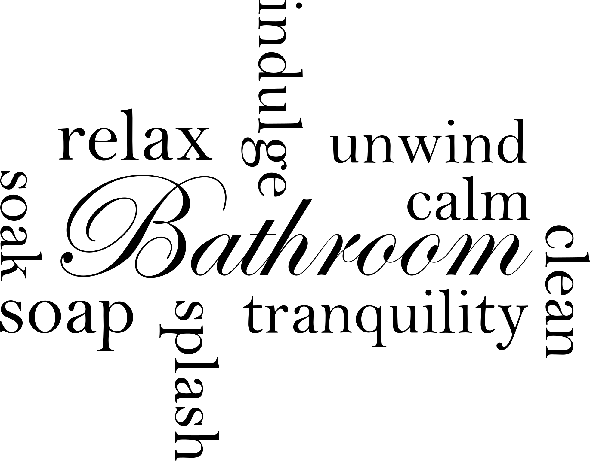 Relaxing bathroom comfort bathroom mat - TenStickers