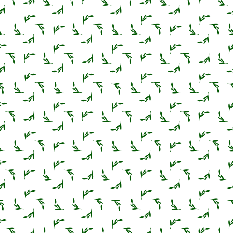 Floral rug botanical leaf design - TenStickers