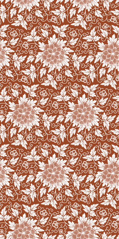 Floral rug botanical art design - TenStickers