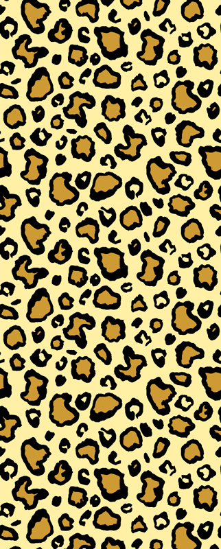 Animal print rug in classic leopard pattern - TenStickers