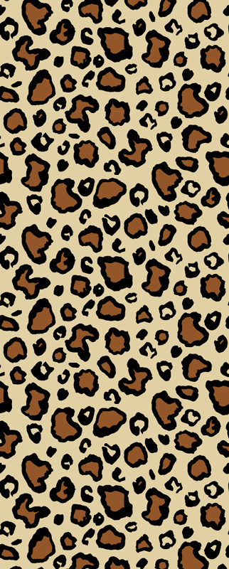 Animal print rug classic leopard design - TenStickers