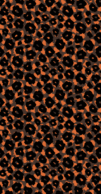 Animal print rug kalahari leopard imitation - TenStickers