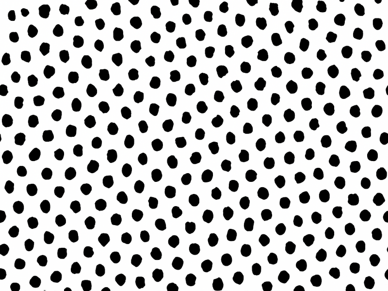 Animal print rug dalmatian black and white - TenStickers