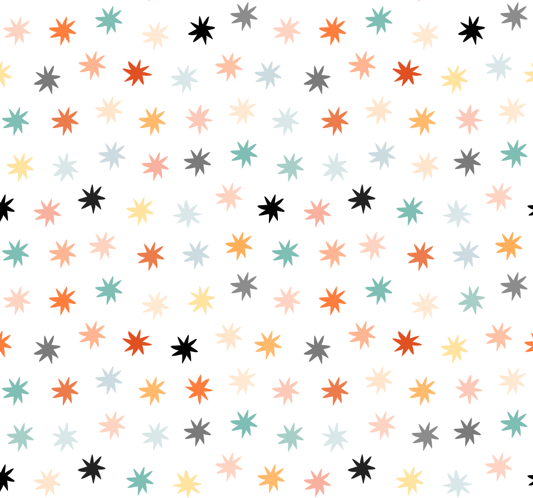 Star rug with geometric star design - TenStickers