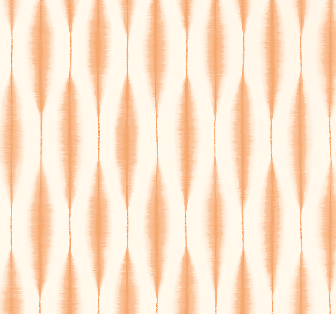 Geometric rug ikat kasuri orange - TenStickers
