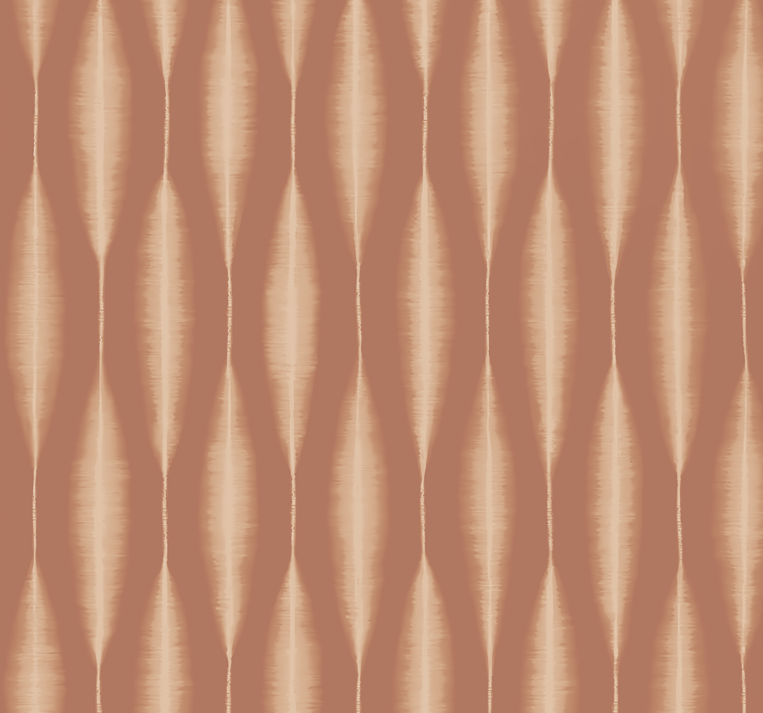 Geometric rug ikat kasuri mocha mousse - TenStickers