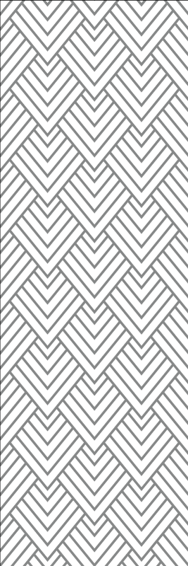 Geometric rug in white triangle pattern - TenStickers