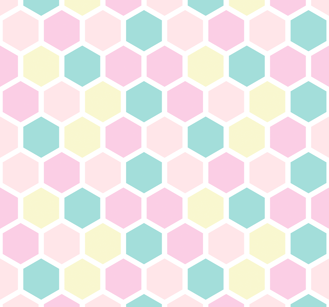Geometric rug in pastel colors with geometric pattern - TenStickers