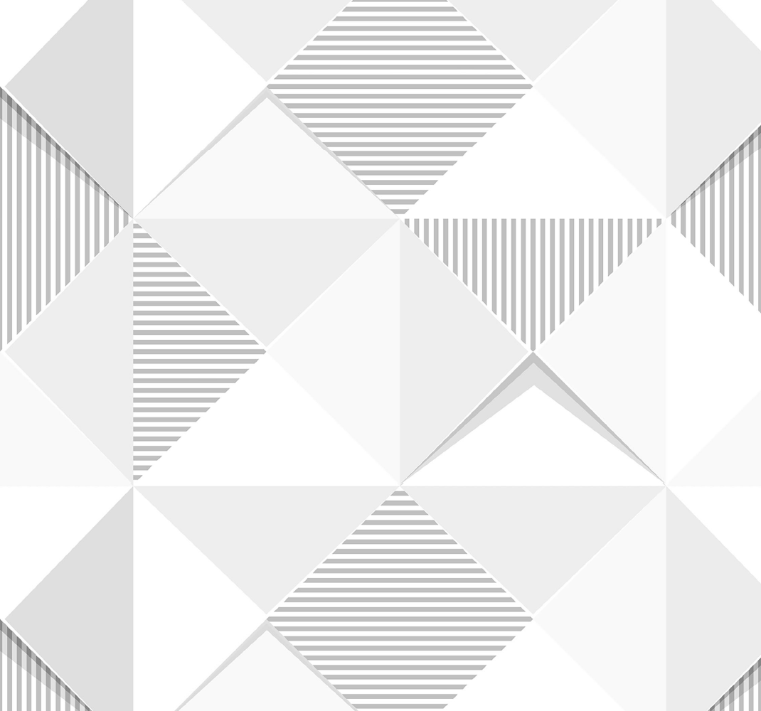 Geometric rug with 3d white squares design - TenStickers