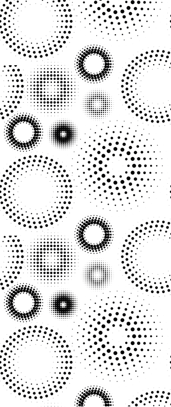 Geometric rug seamless polka dots design - TenStickers