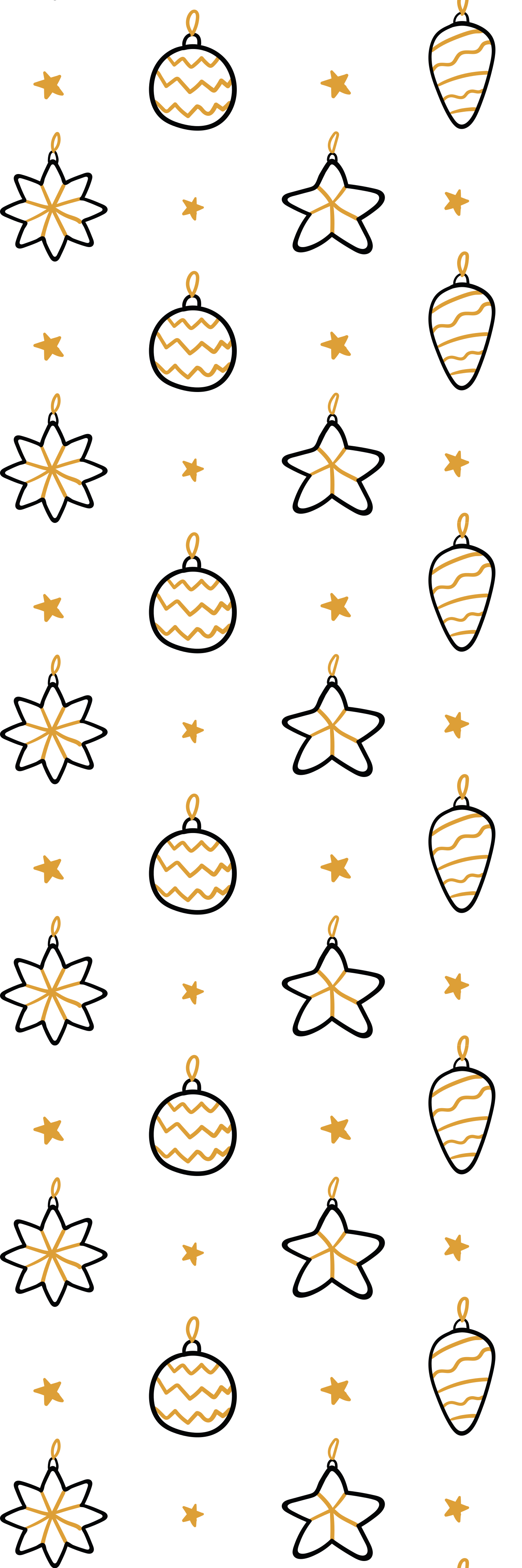 Christmas rug with white geometric stars pattern - TenStickers