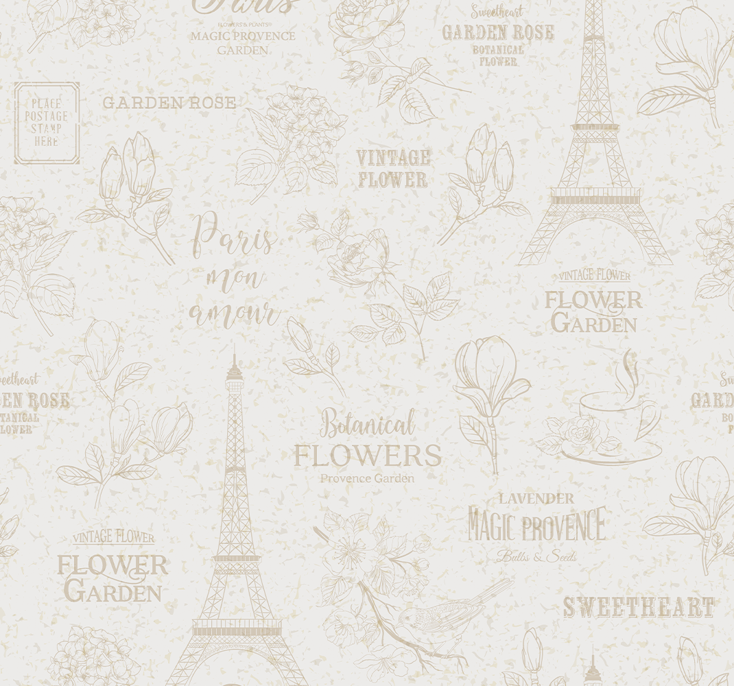 Parisian chic bedroom carpet - TenStickers