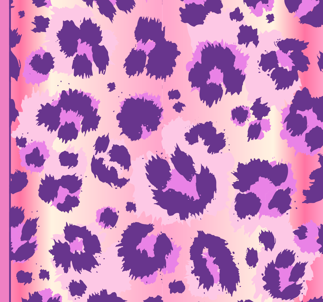 Pink leopard fur bedroom carpet - TenStickers