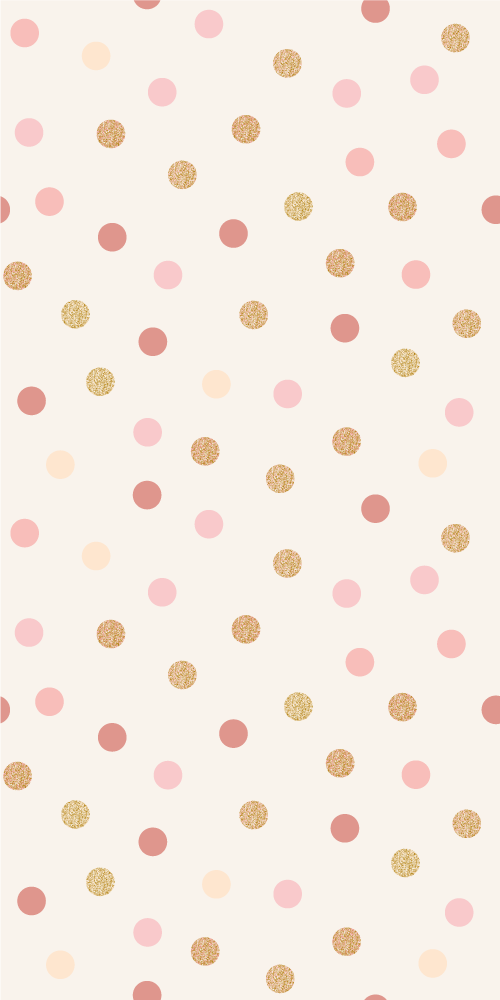 Bedroom carpet with light pink irregular dots - TenStickers