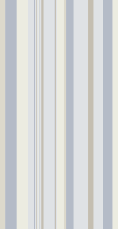 Bedroom carpet in 80's blue and beige stripes - TenStickers