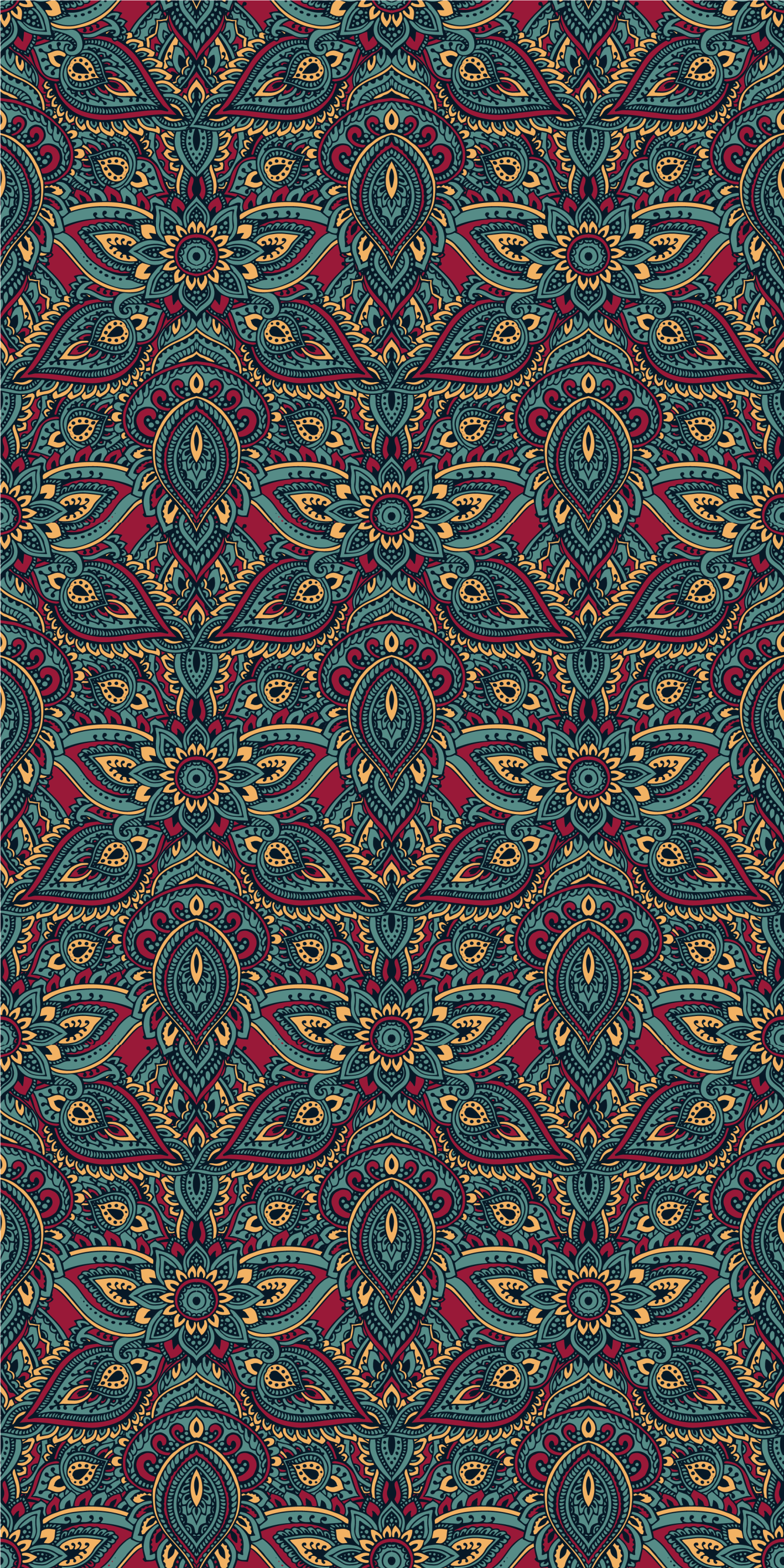Bedroom carpet with native american design - TenStickers