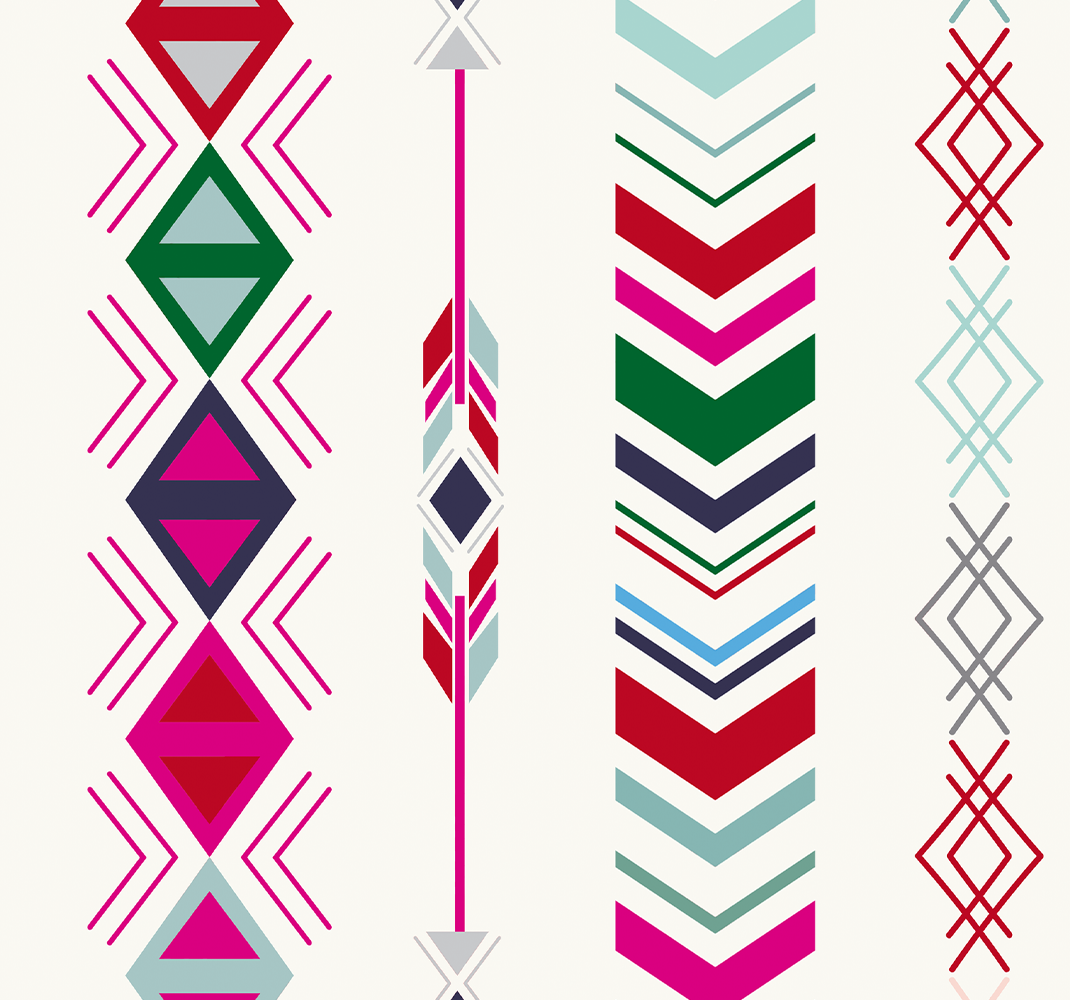Pastel arrows bedroom carpet - TenStickers