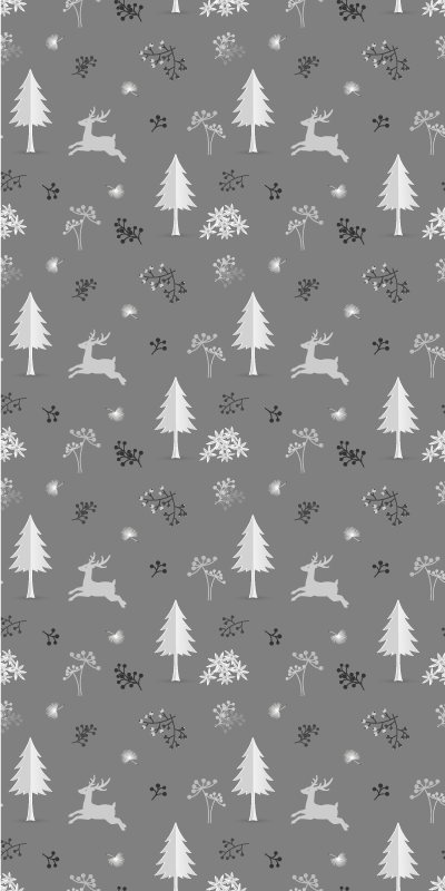Grey stags bedroom carpet - TenStickers