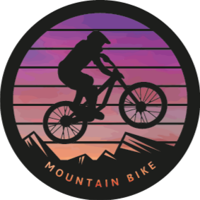 Nature rug for mountain bikers - TenStickers