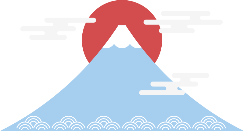 Nature rug asian mountain style design - TenStickers