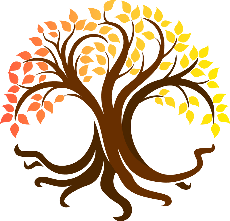 Nature rug tree of life in autumn colors - TenStickers