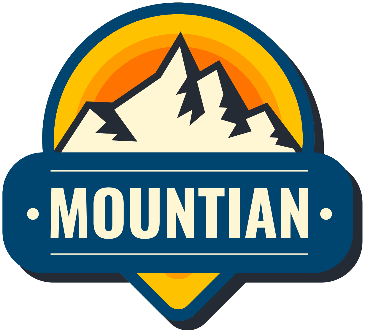 Nature rug for motorhome mountain explorers - TenStickers