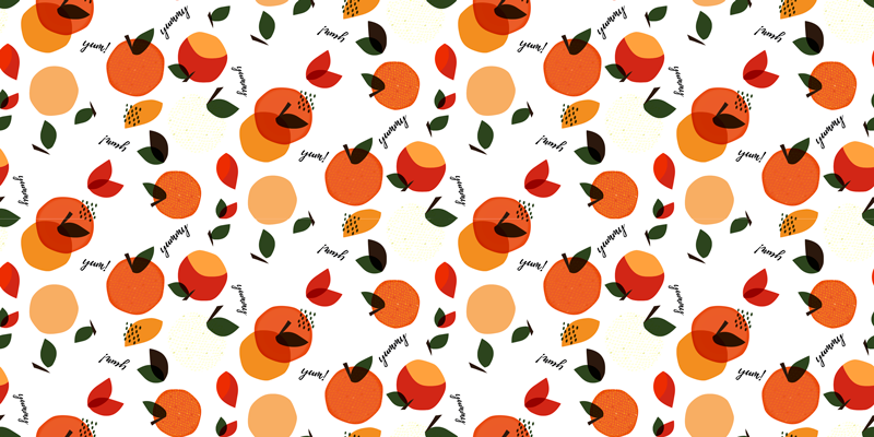Nature rug fruit-inspired design - TenStickers