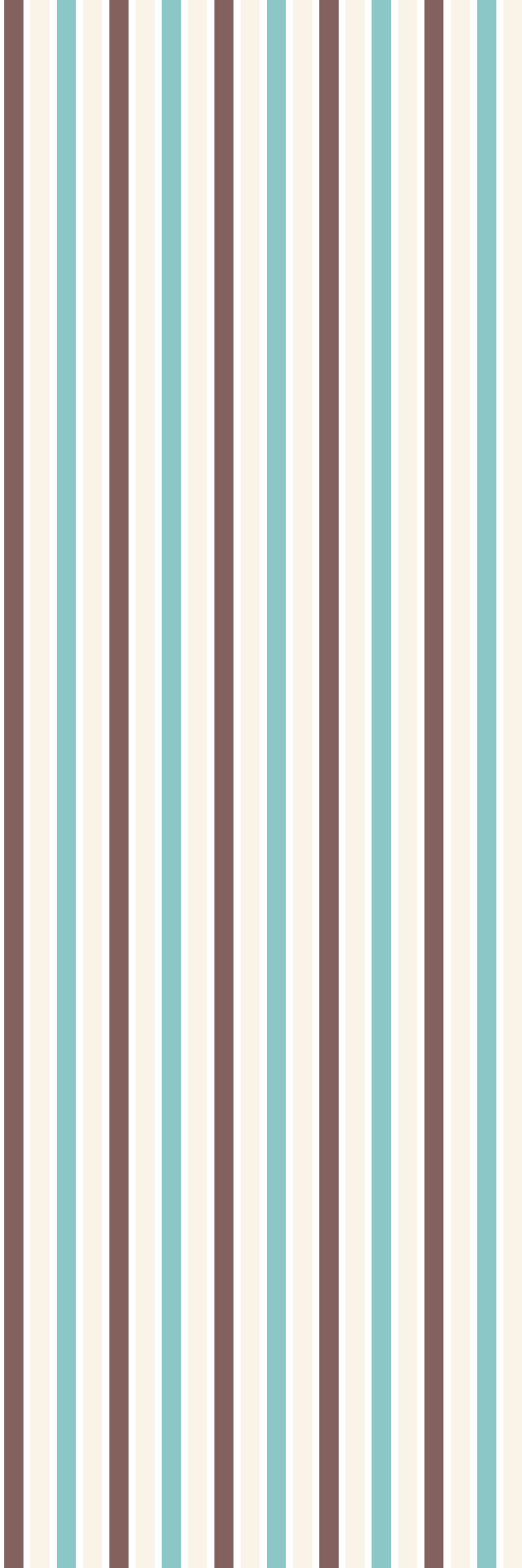 Bedroom carpet with retro blue and white design - TenStickers