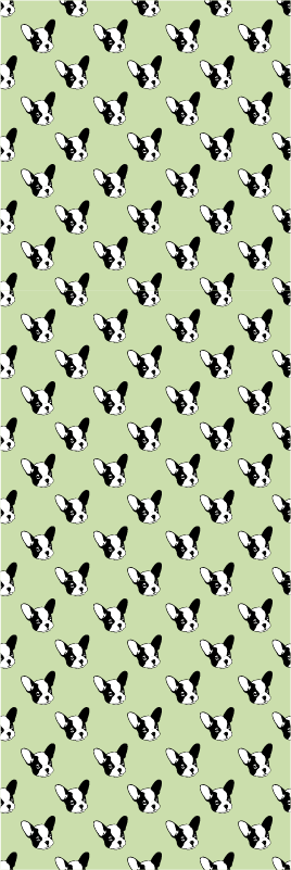 Bedroom carpet puppy french bulldog design - TenStickers