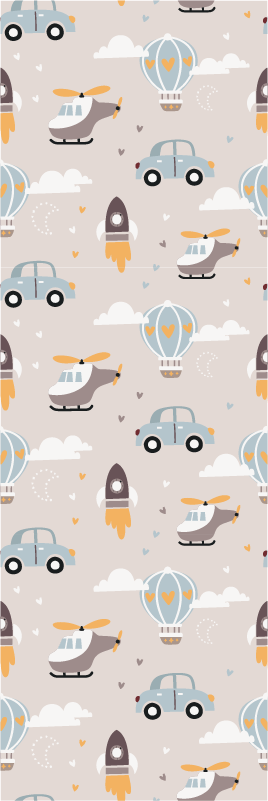 Cute design illustration for kids bedroom carpet - TenStickers