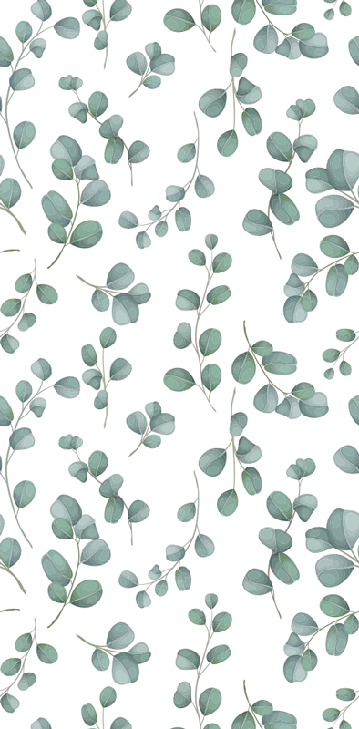 Bedroom carpet elegant seamless floral watercolor - TenStickers