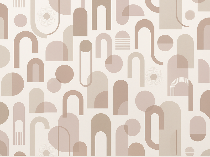 Bedroom carpet with contemporary design - TenStickers