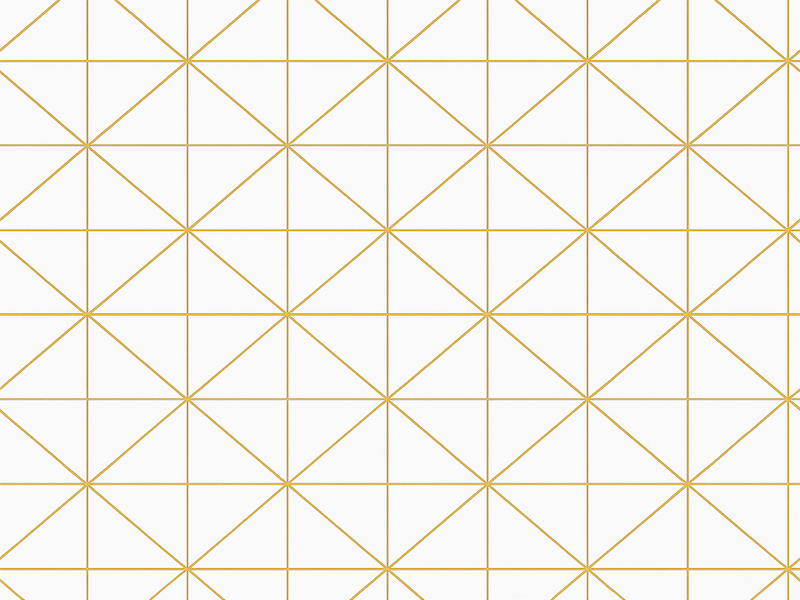 Gold geometric bedroom carpet - TenStickers