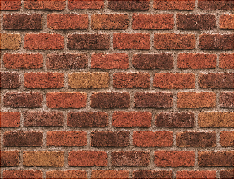 Rustic brick stone bedroom carpet - TenStickers