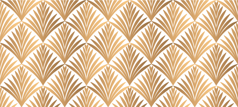 Geometric rug geometric leaf - TenStickers