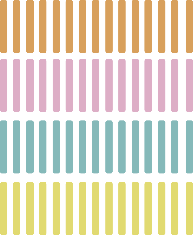 Geometric rug confetti color stickers - TenStickers
