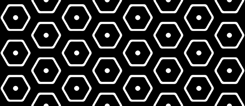 Geometric rug with minimalist geometric pattern - TenStickers